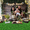Premium Green Grass Party Table Cover Sports & Birthday Party Decorations