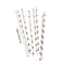 Paw Print Paper Straws Black and White Pet Theme Party Supplies Biodegradable Dog Birthday Decorations