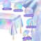 Holographic Party Table Cover For Birthday And Wedding Decor 4