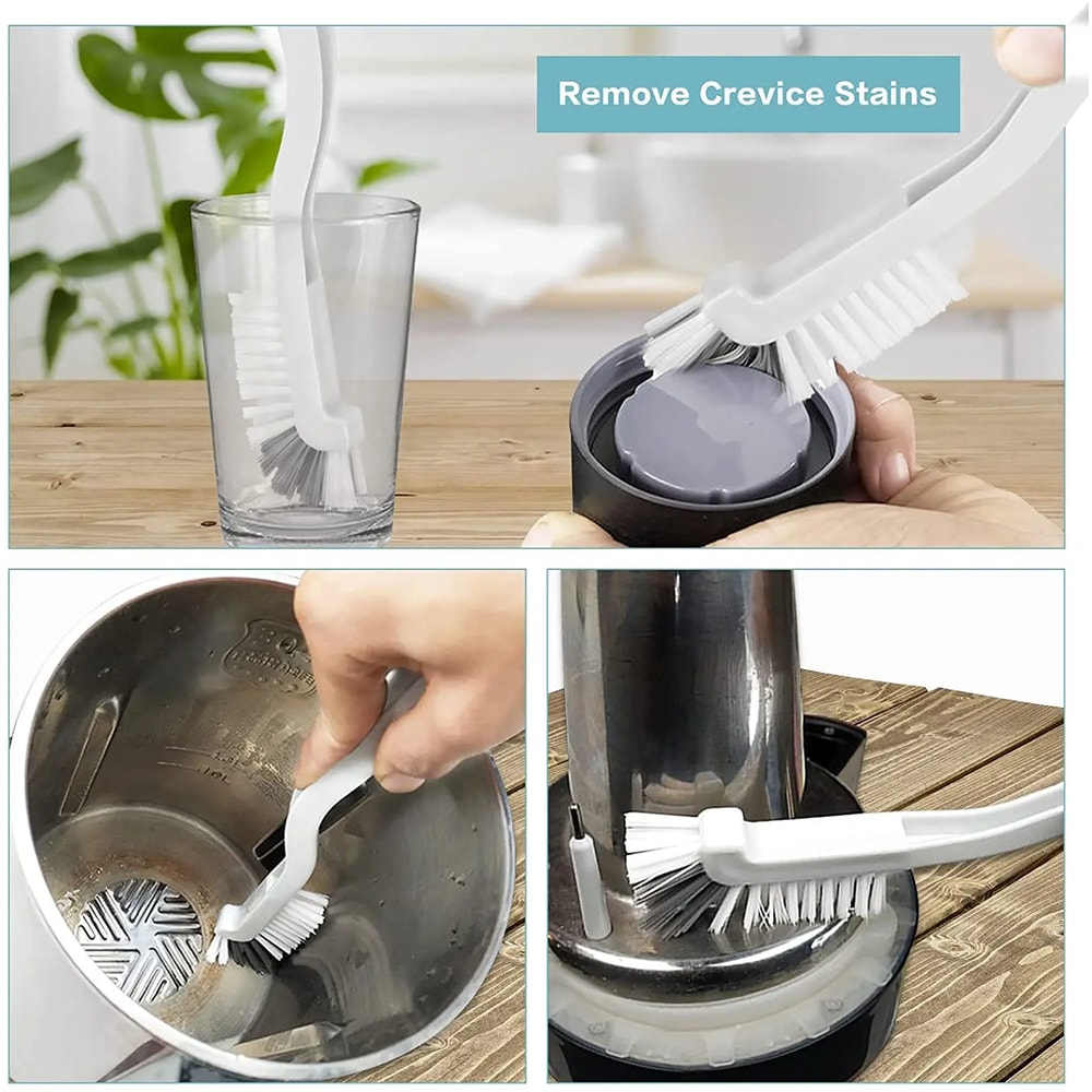 Kitchen Cleaning Brush Set Bottle Brush and Deep Clean Scrub Brush for Sinks and Juicers