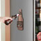 Wall Mounted Bottle Opener with Vintage Beer Cap Catcher Basket