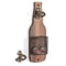 Wall Mounted Bottle Opener with Vintage Beer Cap Catcher Basket