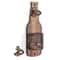 Wall Mounted Bottle Opener with Vintage Beer Cap Catcher Basket