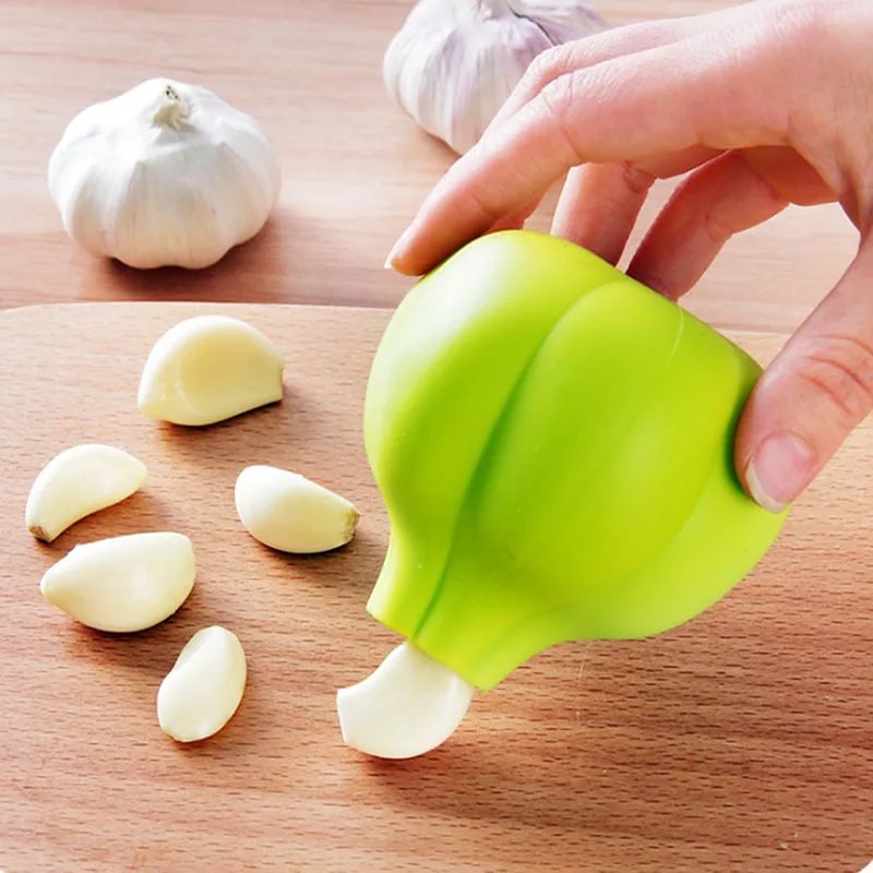 Silicone Garlic Peeler Ultra Soft Garlic Peeling Tool & Manual Garlic Skin Remover