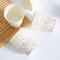 White Floral Disposable Paper Cups for Coffee Cold Drinks and Party Tables