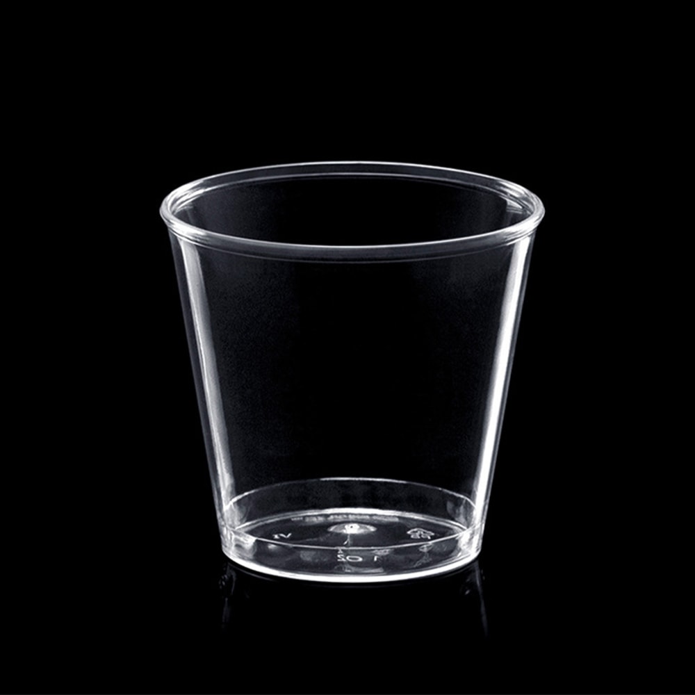 Premium Mini Shot Glasses Clear Plastic Disposable Party Cups