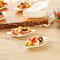 Leaf Disposable Appetizer Plates For Desserts Snacks And Party Serving 1