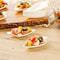 Leaf Disposable Appetizer Plates For Desserts Snacks And Party Serving 1