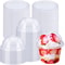Clear Plastic Dessert Cups with Dome Lids for Parfaits, Snacks and Party Treats