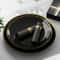 Black Gold Foil Disposable Party Napkins 0