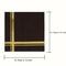 Black Gold Foil Disposable Party Napkins 5