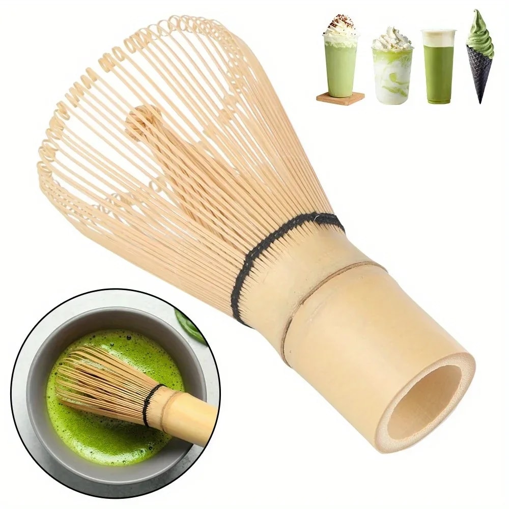 Bamboo Matcha Whisk Japanese Tea Tool Chasen for Frothy Green Tea Preparation