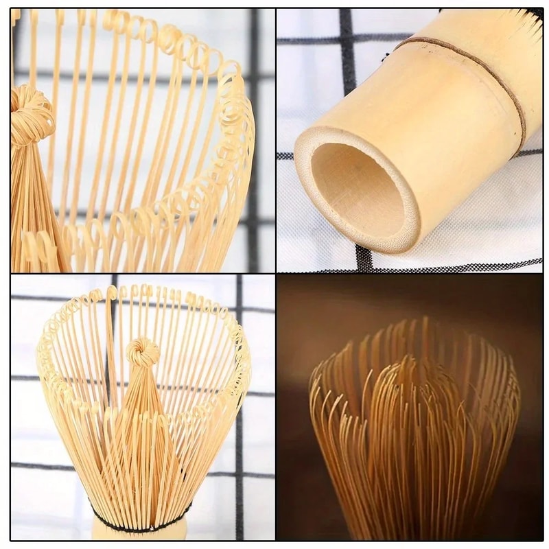 Bamboo Matcha Whisk Japanese Tea Tool Chasen for Frothy Green Tea Preparation