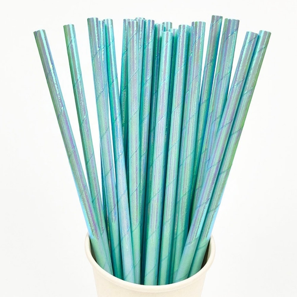 Biodegradable Decorative Disposable Drinking Straws For Weddings Birthdays 1