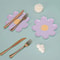 Charming Daisy Floral Disposable Paper Plates For Party Picnic Birthday Tableware 3