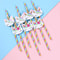 Unicorn Rainbow Disposable Straws for Birthday Party Tableware