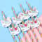 Unicorn Rainbow Disposable Straws for Birthday Party Tableware