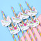 Unicorn Rainbow Disposable Straws for Birthday Party Tableware