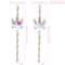 Unicorn Rainbow Disposable Straws for Birthday Party Tableware