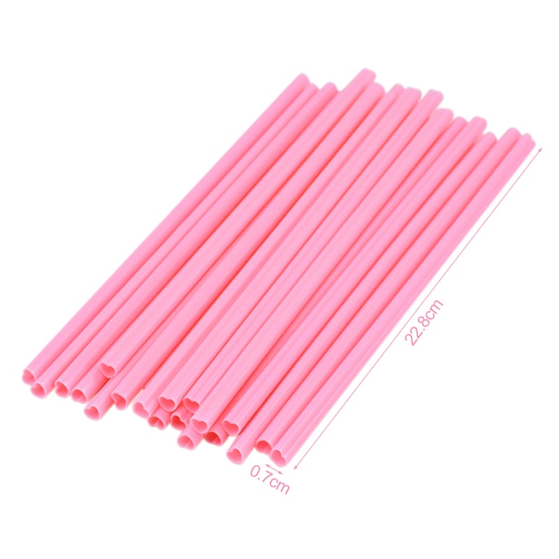 Heart Shaped Disposable Straws For Bridal Showers Weddings And Parties 1