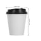 Premium Insulated Double Wall Takeaway Paper Coffee Cups With Lids 7