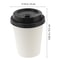 Premium Insulated Double Wall Takeaway Paper Coffee Cups With Lids 6