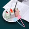 Heart Shaped Disposable Desslorful Long Handle Dessert Spoons For Ice Cream 2