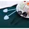 Heart Shaped Disposable Desslorful Long Handle Dessert Spoons For Ice Cream 4