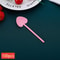 Heart Shaped Disposable Desslorful Long Handle Dessert Spoons For Ice Cream 8