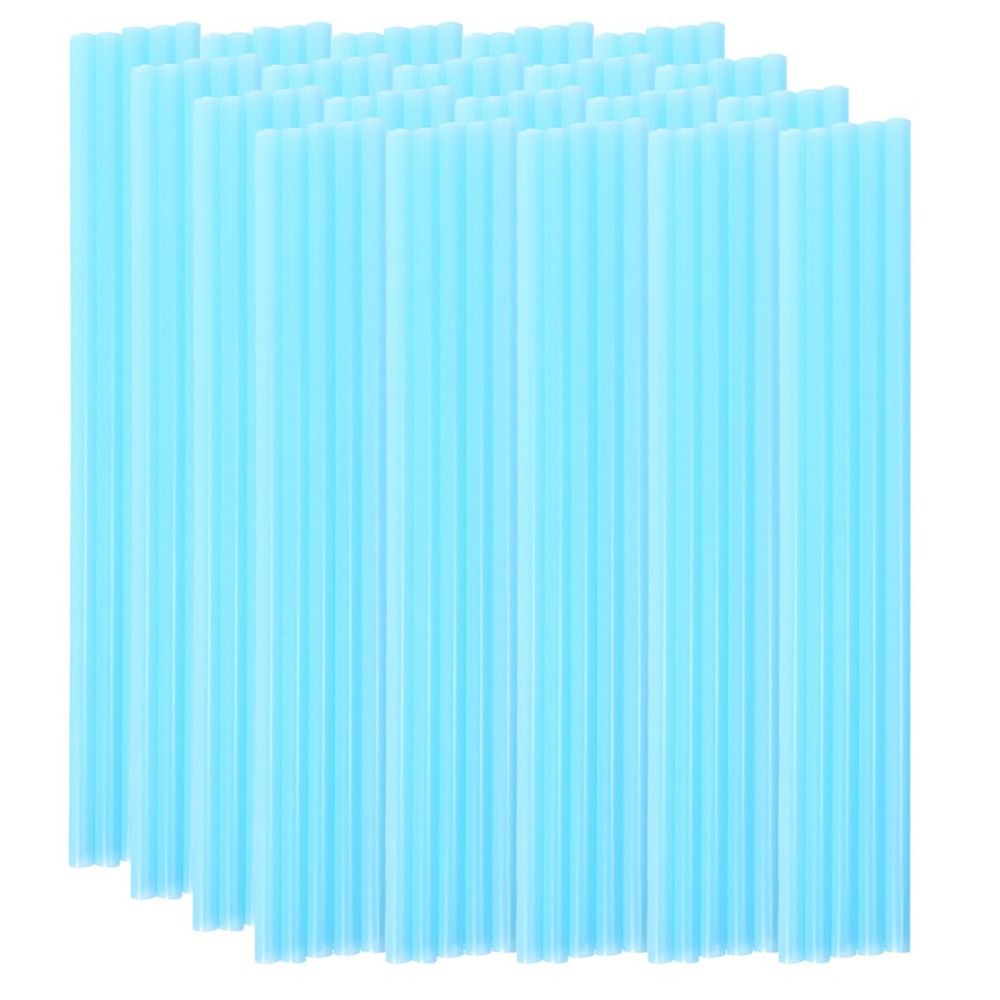 Premium Colorful Disposable Straws Large Party Bar Accessories Pack 7