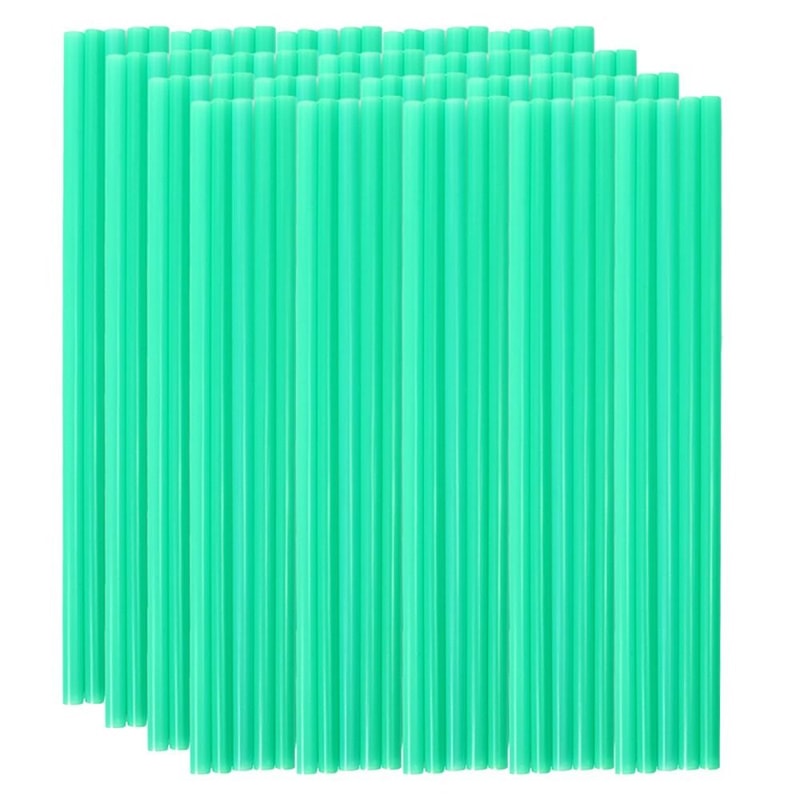 Premium Colorful Disposable Straws Large Party Bar Accessories Pack 6