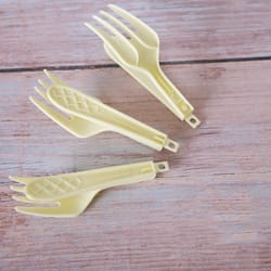 compact foldable tableware & portable disposable cutlery set for outdoor