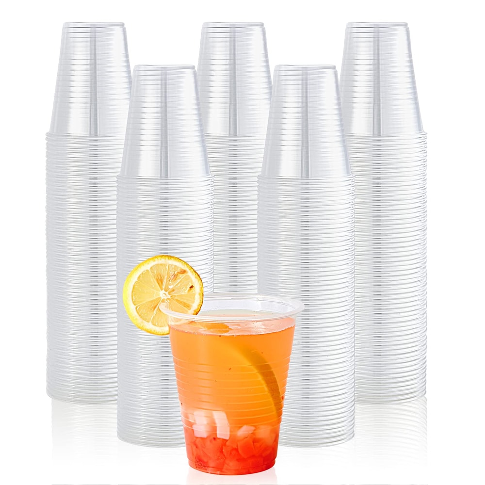 Premium Clear Disposable Plastic Party & Picnic Cups