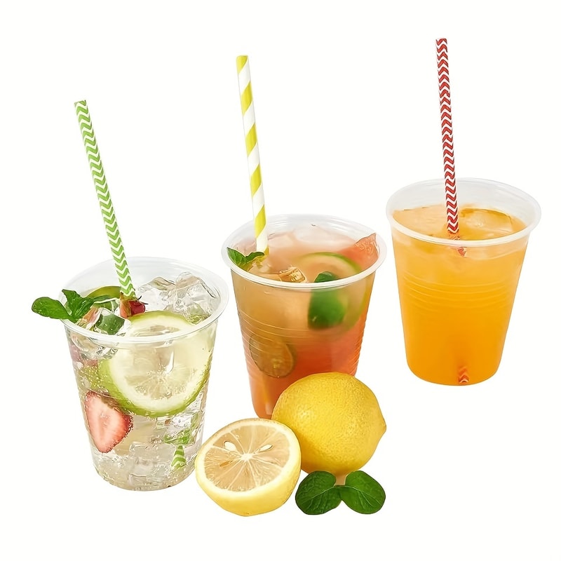 Premium Clear Disposable Plastic Party & Picnic Cups