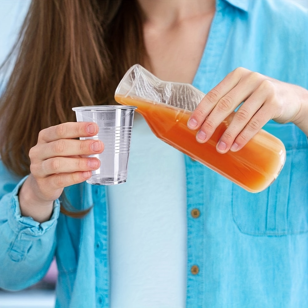 Premium Clear Disposable Plastic Party & Picnic Cups