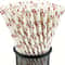 Colorful Biodegradable Disposable Paper Straws Party & Wedding Drink Decor