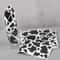 Black & White cow theme party supplies with Paper Napkins & Straws for Birthdays & Baby Showers