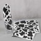 Black & White cow theme party supplies with Paper Napkins & Straws for Birthdays & Baby Showers