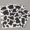 Black & White cow theme party supplies with Paper Napkins & Straws for Birthdays & Baby Showers