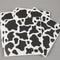 Black & White cow theme party supplies with Paper Napkins & Straws for Birthdays & Baby Showers