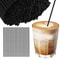 Ultimate Black Coffee & Cocktail Stirrer Straws Premium Bar & Cafe Accessories