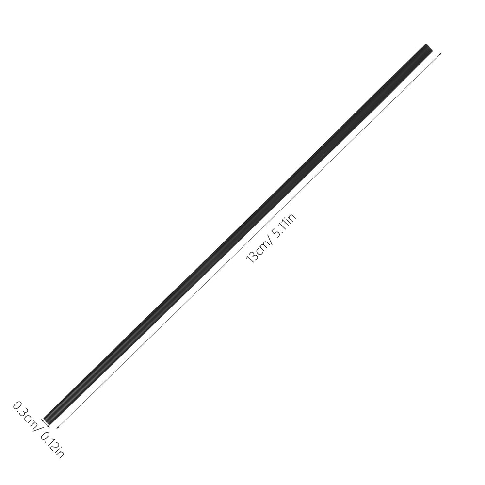Ultimate Black Coffee & Cocktail Stirrer Straws Premium Bar & Cafe Accessories