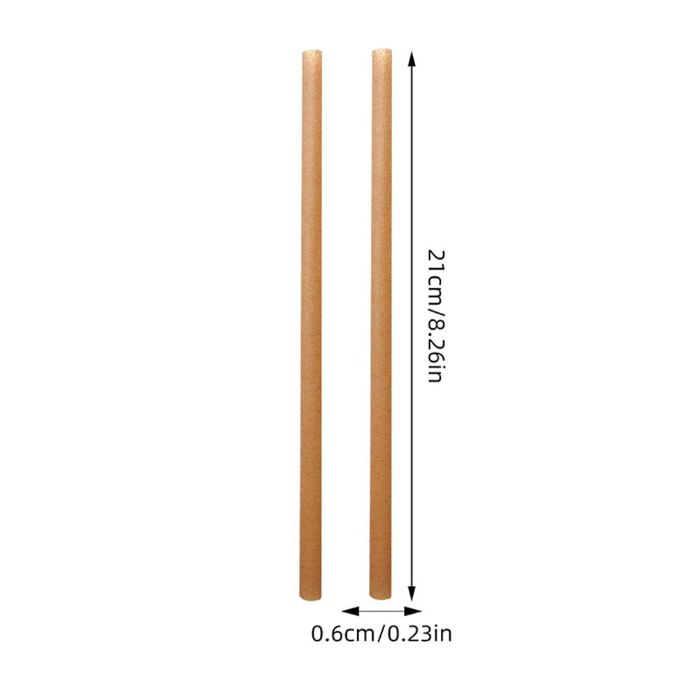 Compostable Sugar Cane Straws Biodegradable Drinking & Eco Friendly Cocktail Straws