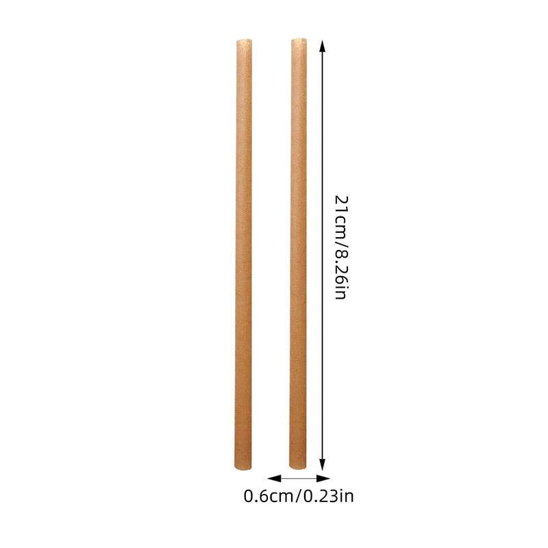 Compostable Sugar Cane Straws Biodegradable Drinking & Eco Friendly Cocktail Straws
