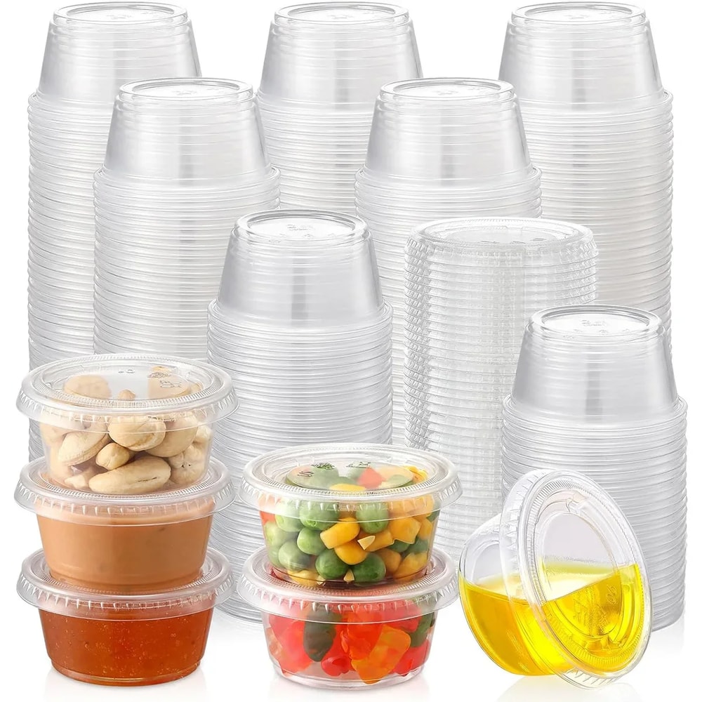 Premium Disposable Plastic Bowl With Lid Leak Resistant Soup Meal Container 0