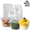 Premium Disposable Plastic Bowl With Lid Leak Resistant Soup Meal Container 1