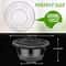 Premium Disposable Plastic Bowl With Lid Leak Resistant Soup Meal Container 2