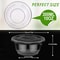 Premium Disposable Plastic Bowl With Lid Leak Resistant Soup Meal Container 2