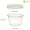 Premium Disposable Plastic Bowl With Lid Leak Resistant Soup Meal Container 5