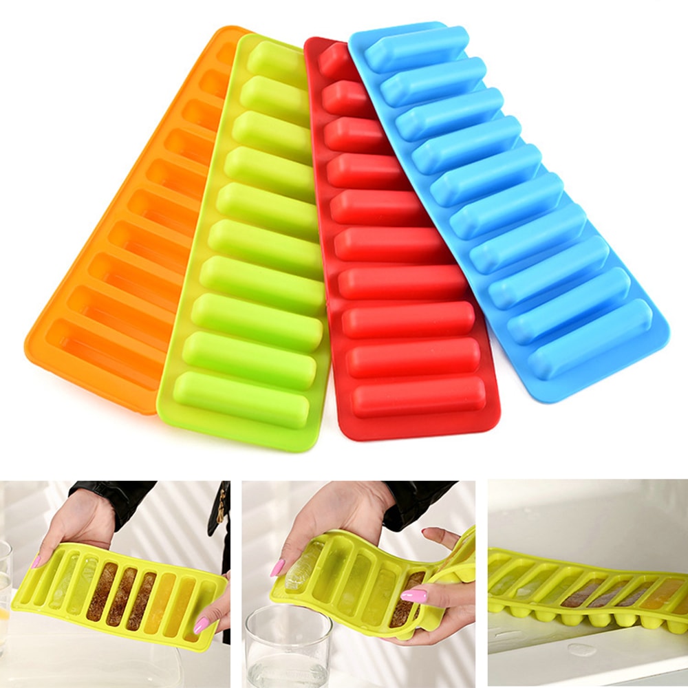 Creative Silicone Ice Stick Chocolate Mold Tray Ice Cube Maker 0